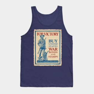 WWII Vintage Style Buy US War Bonds for Victory Tank Top